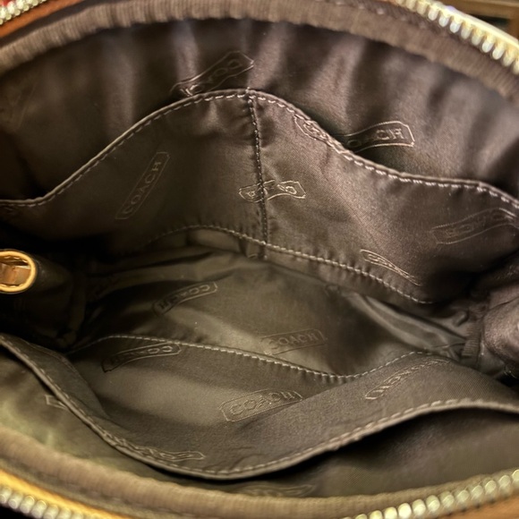 NWT-Vintage Coach Factory Pouch Leather Bag - Picture 6 of 8